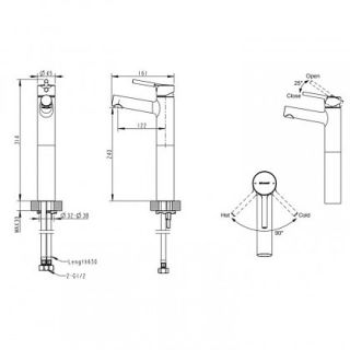 Смеситель Bravat Palace F1172217CP-A-RUS для раковины